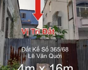 Đất 365/68 Lê Văn Quới