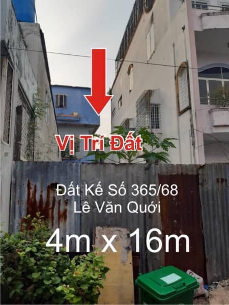 Đất 365/68 Lê Văn Quới