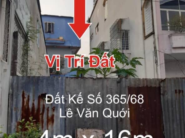 Đất 365/68 Lê Văn Quới