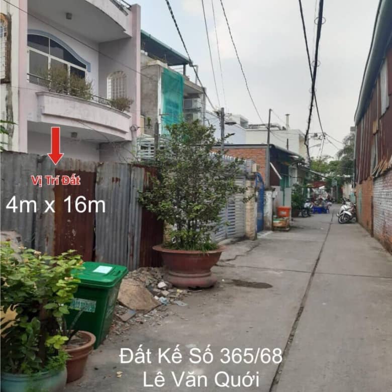 Đường vào đất 35/68 Le Văn Quới