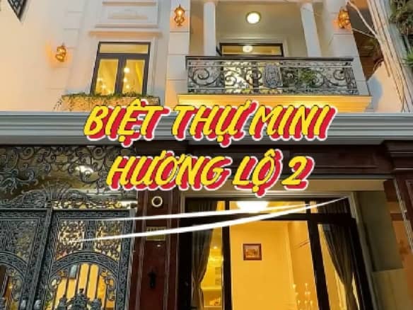 Biệt thự mini Hương Lộ 2 siêu đẹp 4 BIET THU MINI HUONG LO 2 Cover