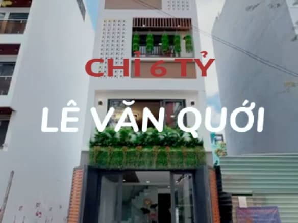 Nhà bán nội khu đường Lê Văn Quới quận Bình Tân 6 NHA LE VAN QUOI 4X15 Cover