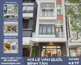 413 LE VAN QUOI BINH TAN 4X13 3 TANG 4 TY 5